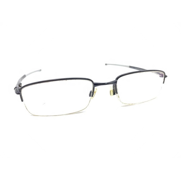 Oakley Rhinochaser OX3111-0254 Satin Black Half Rim Eyeglasses Frames 54-19 143 - Picture 1 of 12